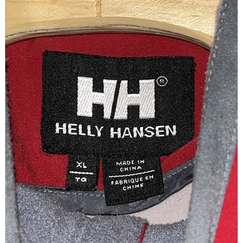 Helly Hansen Parka Jacket Men's XL Red Ski Outdoor Perfect Balance Winter Pocket